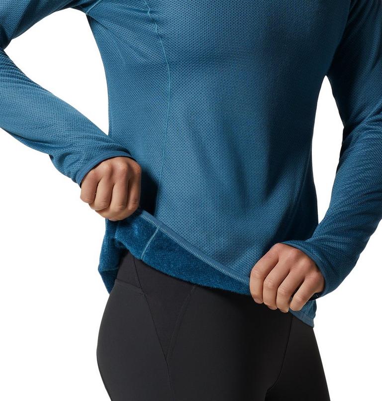 Women's AirMesh Long Sleeve Crew, Color: Caspian, image 5