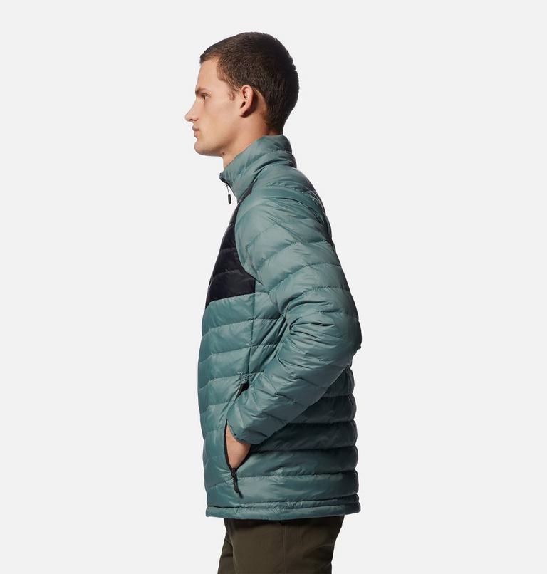 Men's Glen Alpine Jacket, Color: Thunderhead Grey, Black, image 3