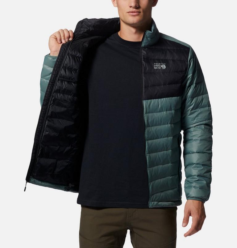 Men's Glen Alpine Jacket, Color: Thunderhead Grey, Black, image 5