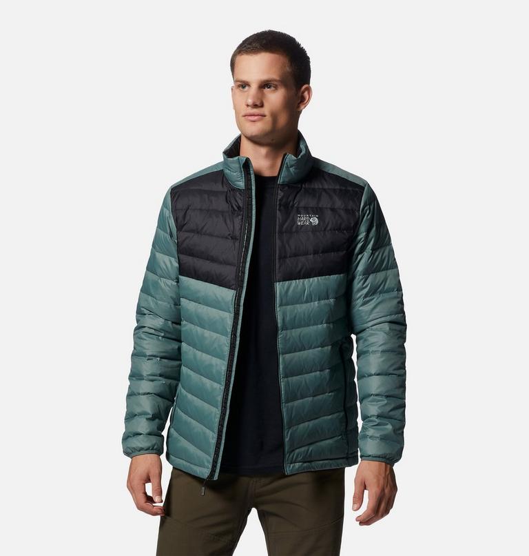 Men's Glen Alpine Jacket, Color: Thunderhead Grey, Black, image 8