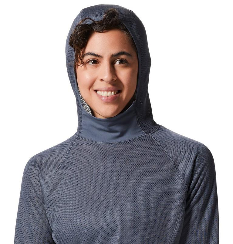 Chandail à capuchon AirMesh Femme, Color: Blue Slate, image 4