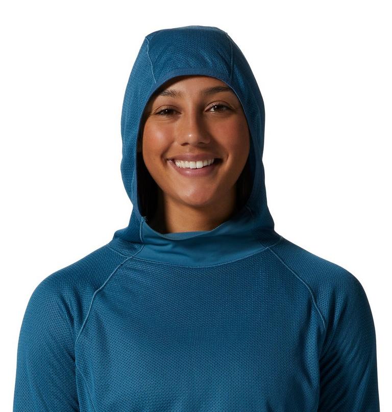 Chandail à capuchon AirMesh Femme, Color: Caspian, image 4