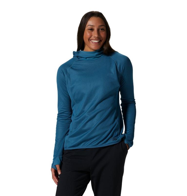 Chandail à capuchon AirMesh Femme, Color: Caspian, image 1