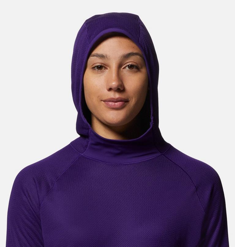 Chandail &agrave; capuchon AirMesh Femme, Color: Zodiac, image 4