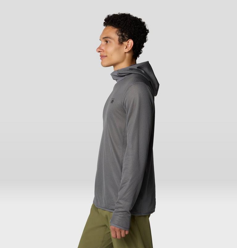 Men's AirMesh Hoody, Color: Sediment, image 3
