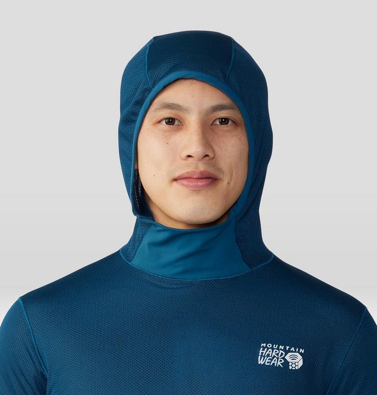 Chandail à capuchon AirMesh Homme, Color: Dark Caspian, image 4