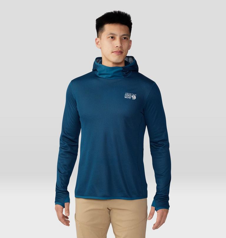 Chandail à capuchon AirMesh Homme, Color: Dark Caspian, image 1