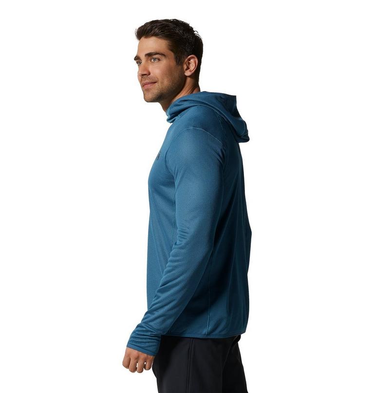 Men's AirMesh Hoody, Color: Caspian, image 3
