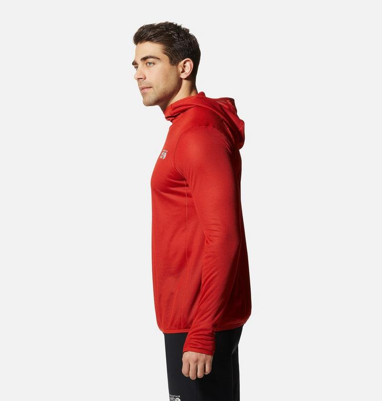 Men's AirMesh Hoody, Color: Desert Red, image 3