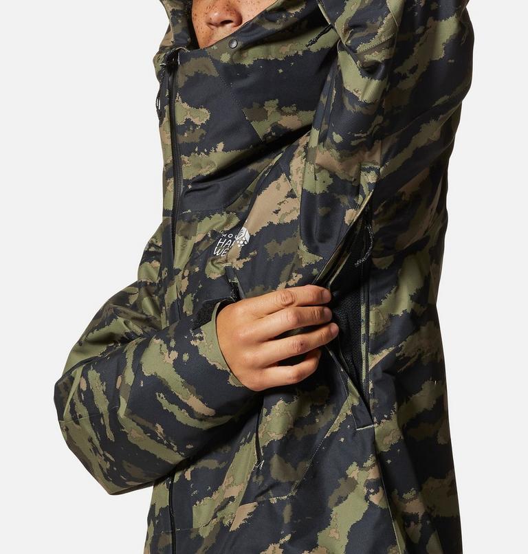Men's Sky Ridge GORE-TEX Jacket, Color: Light Army Brushstrokes Print, image 7