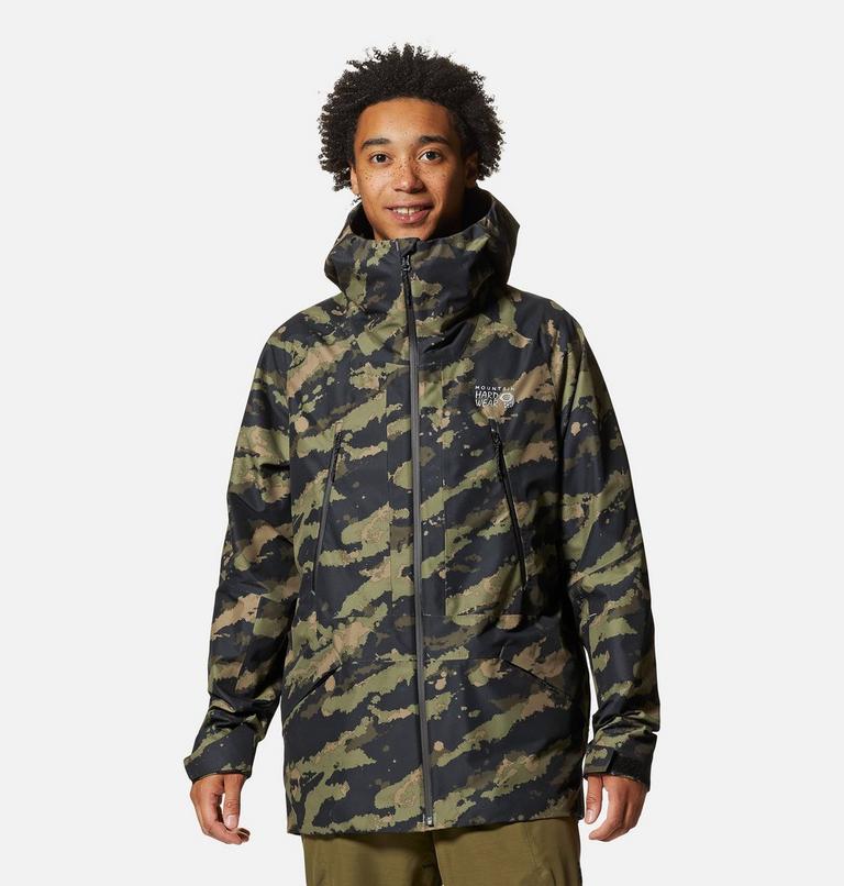 Men's Sky Ridge GORE-TEX Jacket, Color: Light Army Brushstrokes Print, image 1