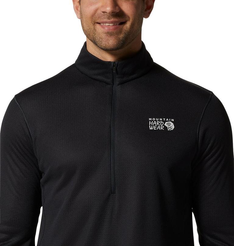 Chandail avec demi-fermeture éclair AirMesh Homme, Color: Dark Storm, image 4