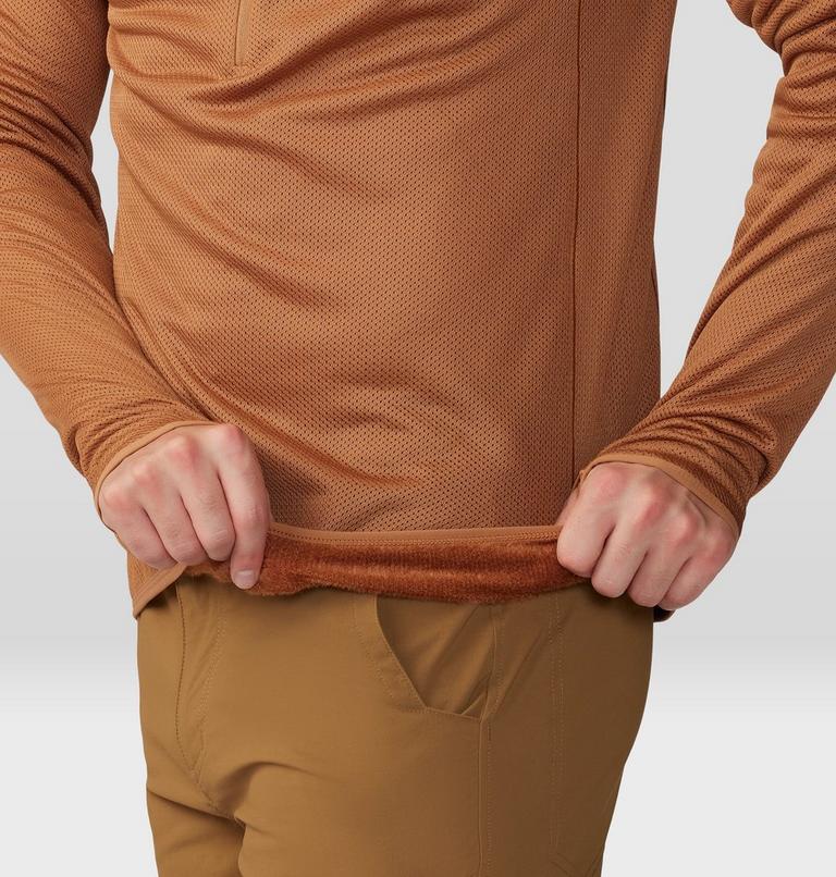 Men's AirMesh 1/2 Zip, Color: Copper Clay, image 6