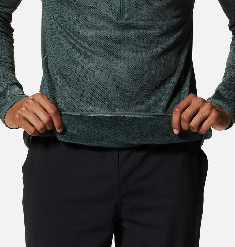Men's AirMesh 1/2 Zip, Color: Black Spruce, image 6