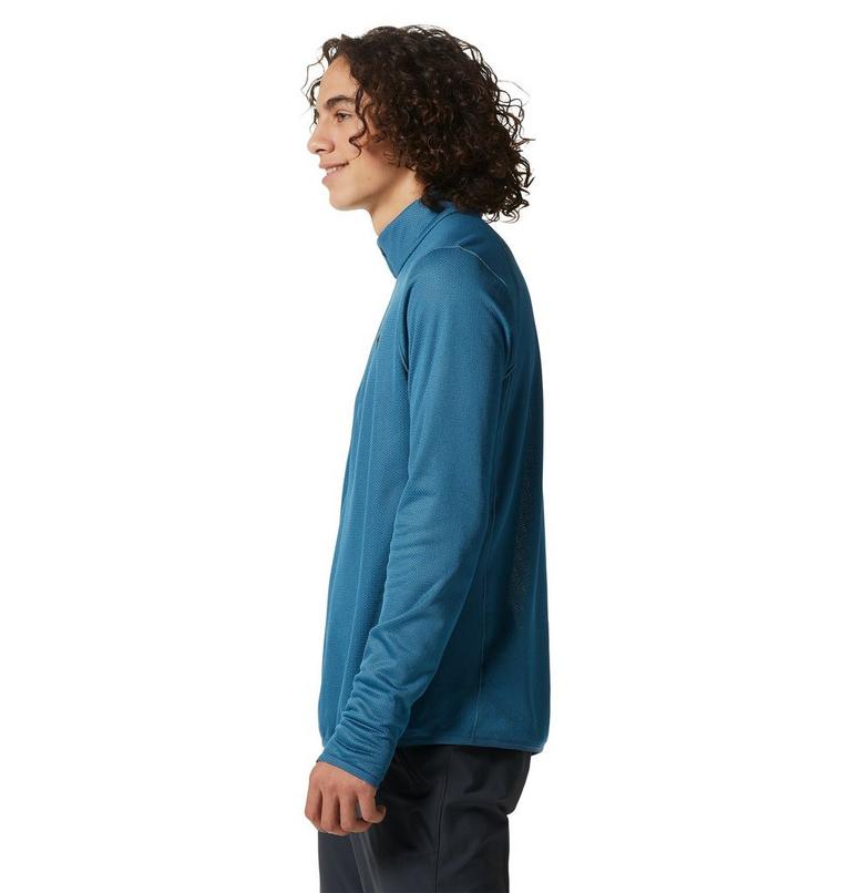 Men's AirMesh 1/2 Zip, Color: Caspian, image 3