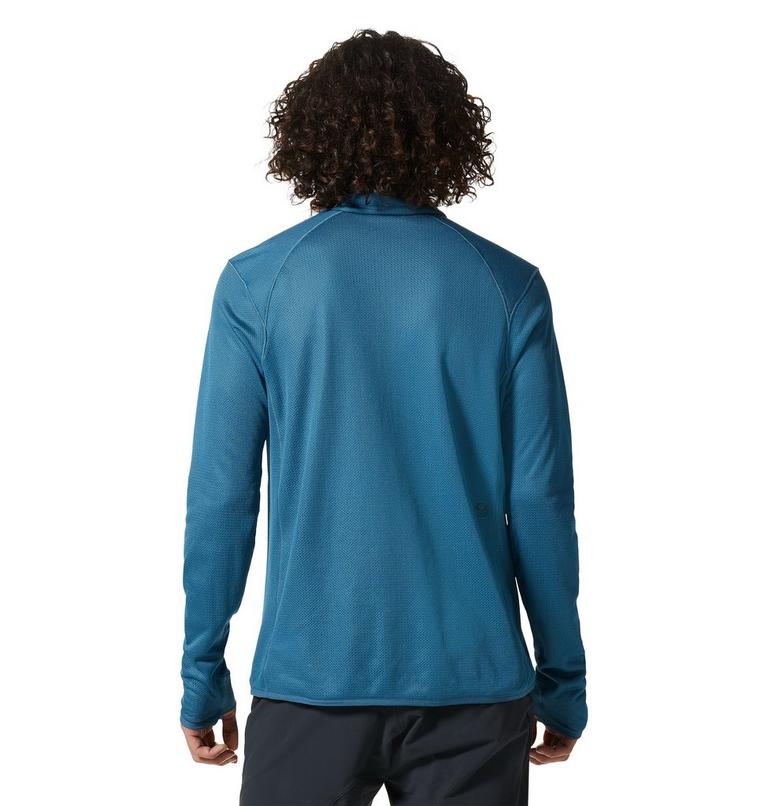 Men's AirMesh 1/2 Zip, Color: Caspian, image 2