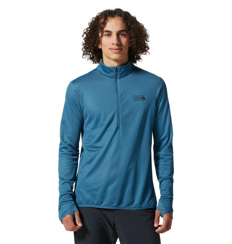 Men's AirMesh 1/2 Zip, Color: Caspian, image 1