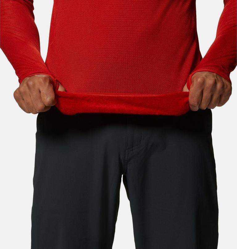 Men's AirMesh 1/2 Zip, Color: Desert Red, image 5