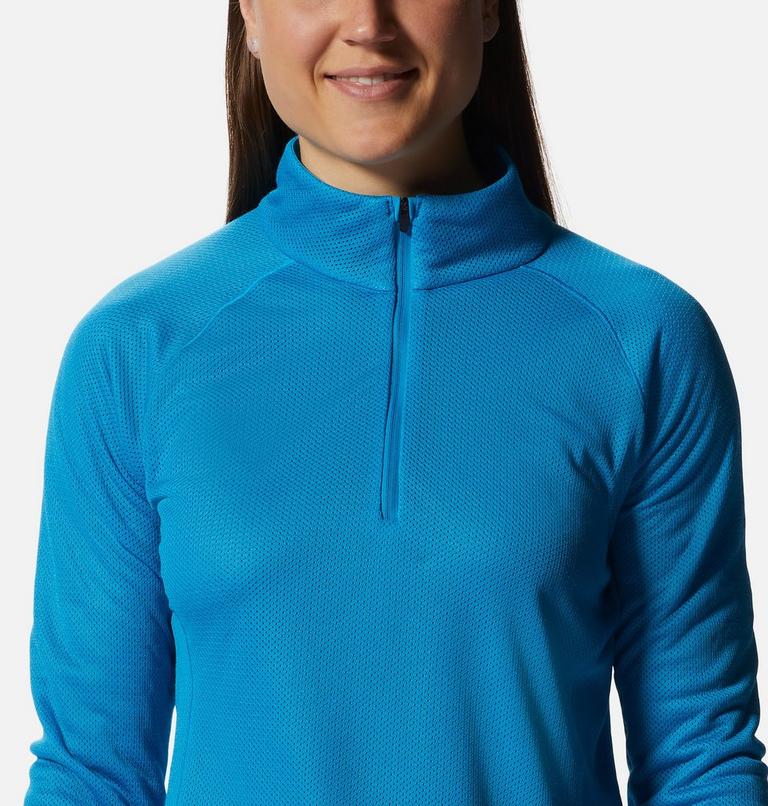 Women's AirMesh 1/2 Zip, Color: Electric Sky, image 4