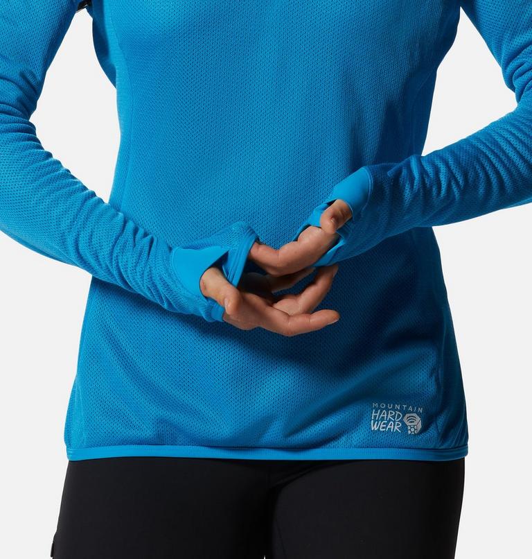 Women's AirMesh 1/2 Zip, Color: Electric Sky, image 5