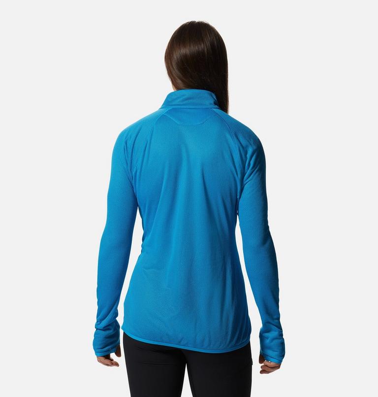 Women's AirMesh 1/2 Zip, Color: Electric Sky, image 2