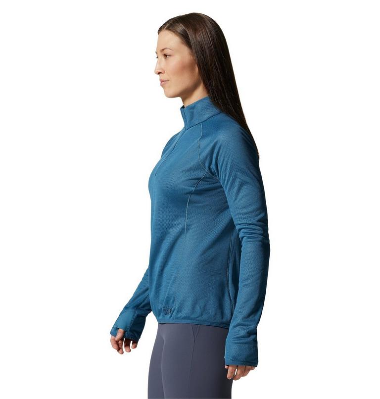 Chandail avec demi-fermeture éclair AirMesh Femme, Color: Caspian, image 3