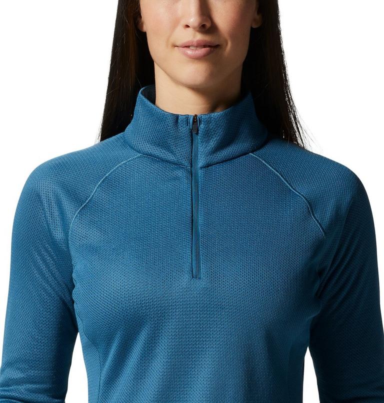 Chandail avec demi-fermeture éclair AirMesh Femme, Color: Caspian, image 4
