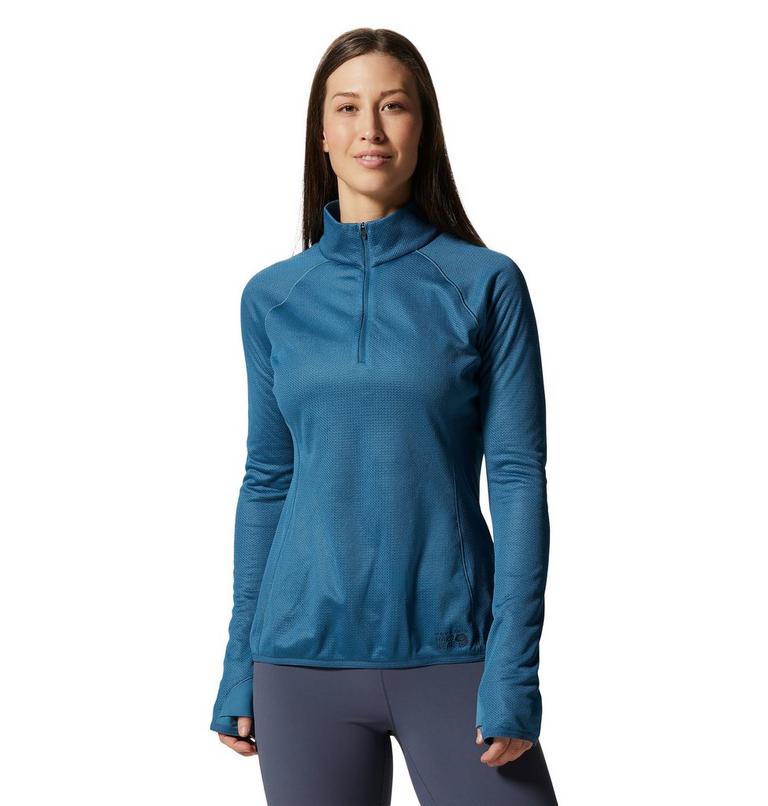 Chandail avec demi-fermeture éclair AirMesh Femme, Color: Caspian, image 1