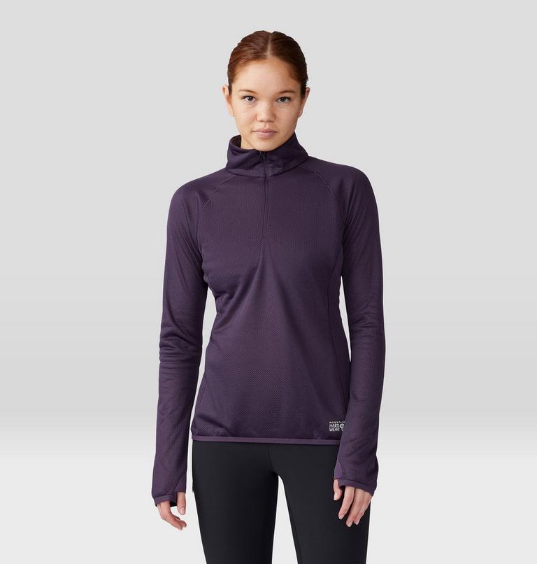 Chandail avec demi-fermeture éclair AirMesh Femme, Color: Blurple, image 1