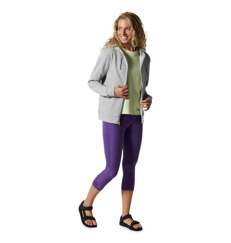 Women's Mountain Stretch Capri, Color: Purple Jewel, image 6