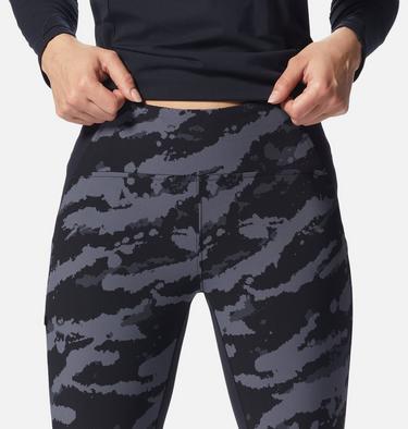 Collant de randonnée Chockstone Femme, Color: Black Paintstrokes Print, image 4