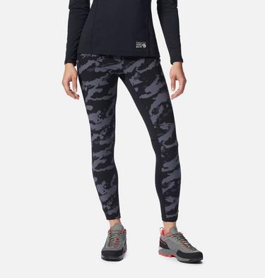 Collant de randonnée Chockstone Femme, Color: Black Paintstrokes Print, image 1