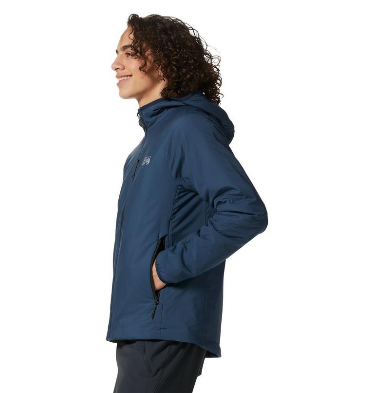 Chandail à capuchon Kor Strata Homme, Color: Hardwear Navy, image 3