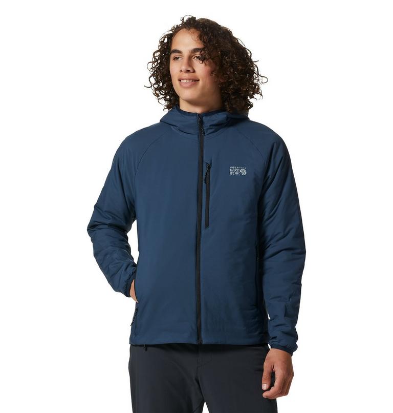 Chandail à capuchon Kor Strata Homme, Color: Hardwear Navy, image 1