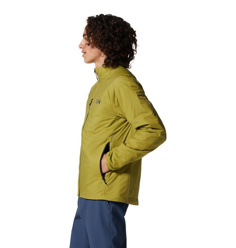 Men's Kor Strata Jacket, Color: Moon Moss, image 3