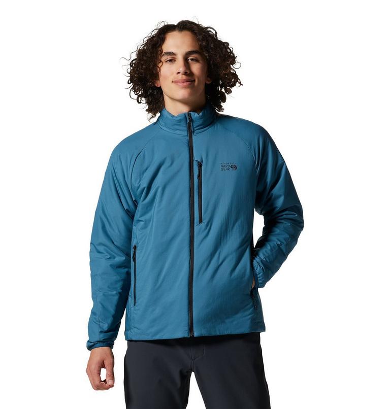 Men's Kor Strata Jacket, Color: Caspian, image 1