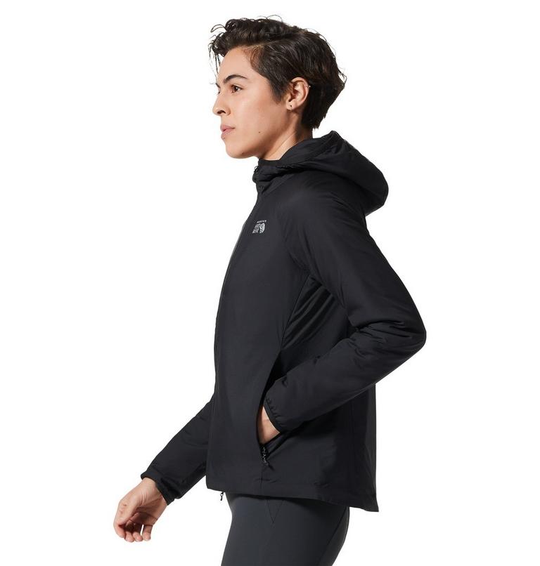 Women's Kor Strata Hoody, Color: Black, image 3