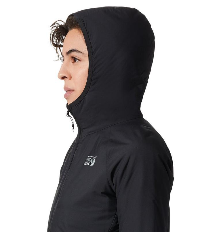Women's Kor Strata Hoody, Color: Black, image 5
