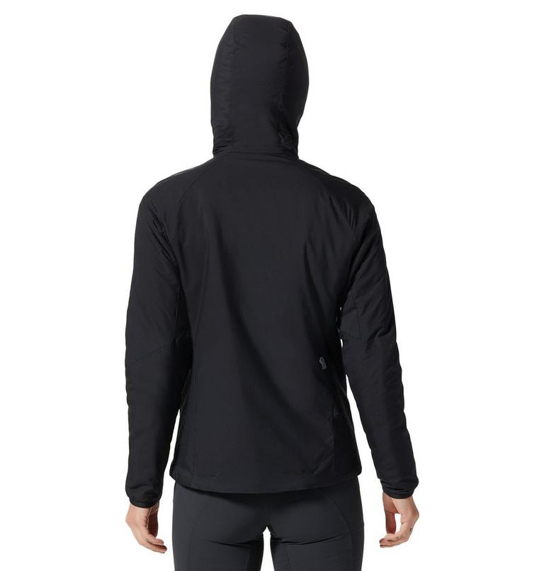 Women's Kor Strata Hoody, Color: Black, image 2