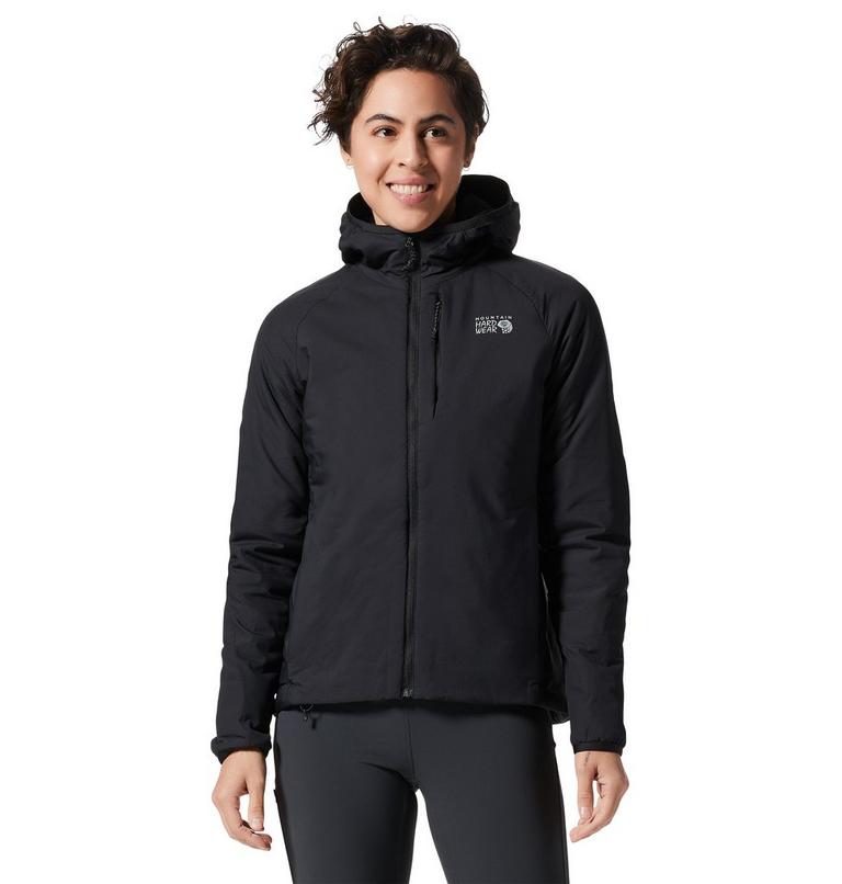 Women's Kor Strata Hoody, Color: Black, image 1