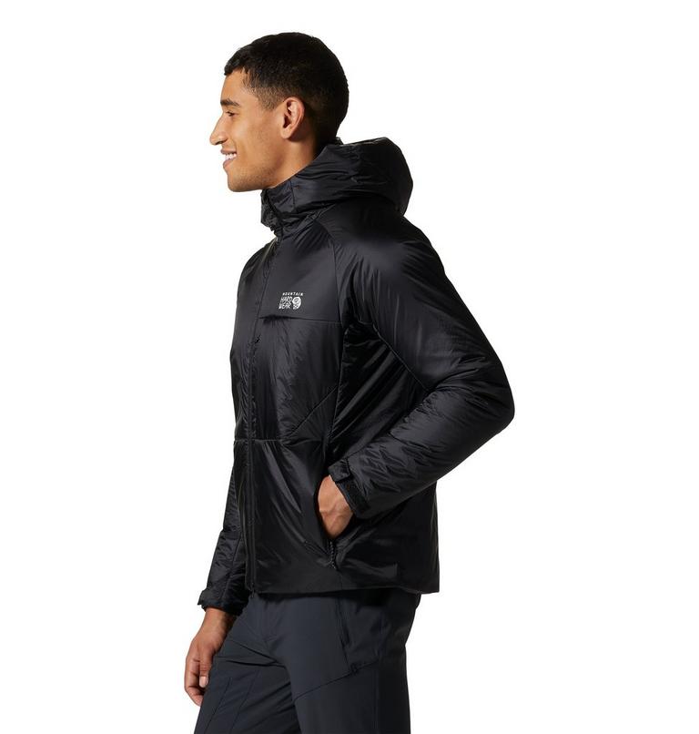 Men's Compressor Hoody, Color: Black, image 3