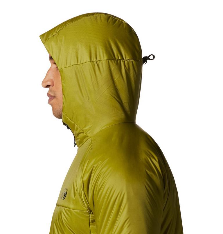 Manteau &agrave; capuchon Compressor Homme, Color: Moon Moss, image 5