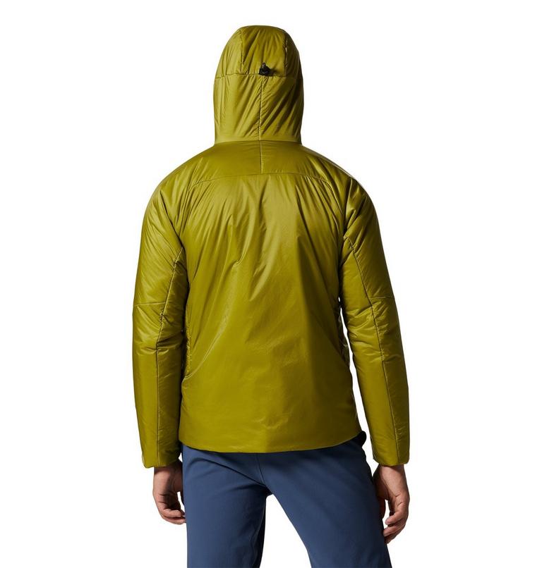 Manteau &agrave; capuchon Compressor Homme, Color: Moon Moss, image 2