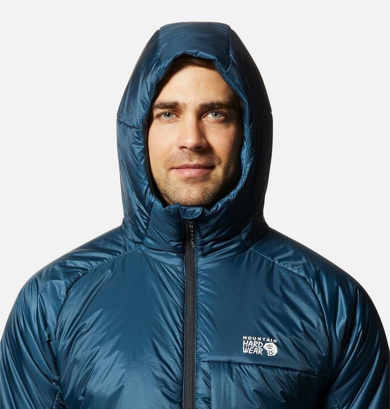 Manteau à capuchon Compressor Homme, Color: Dark Caspian, image 4