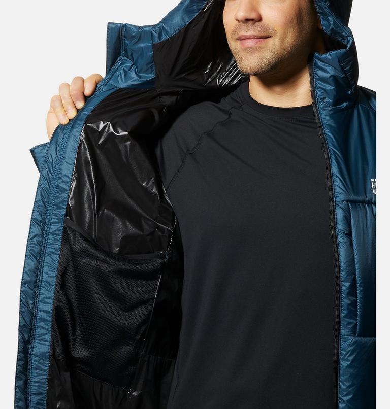 Manteau à capuchon Compressor Homme, Color: Dark Caspian, image 7