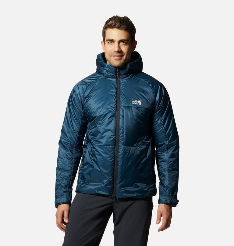 Manteau à capuchon Compressor Homme, Color: Dark Caspian, image 1