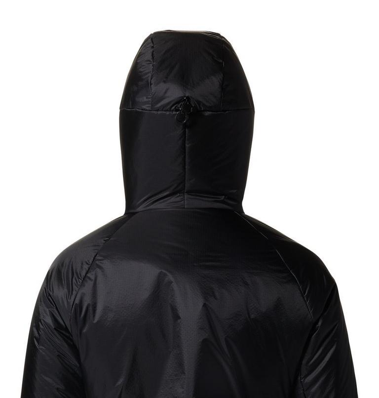 Manteau &agrave; capuchon Compressor Femme, Color: Black, image 6