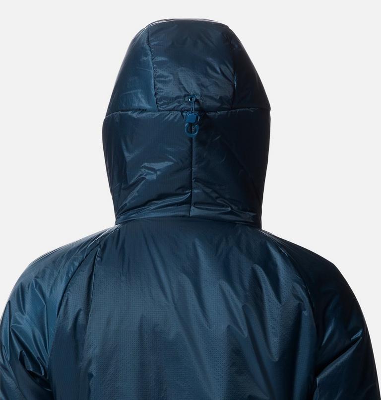 Manteau à capuchon Compressor Femme, Color: Dark Caspian, image 6