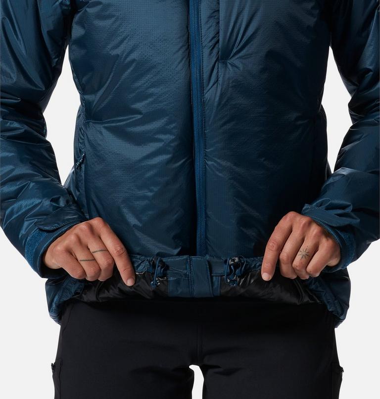 Manteau à capuchon Compressor Femme, Color: Dark Caspian, image 7