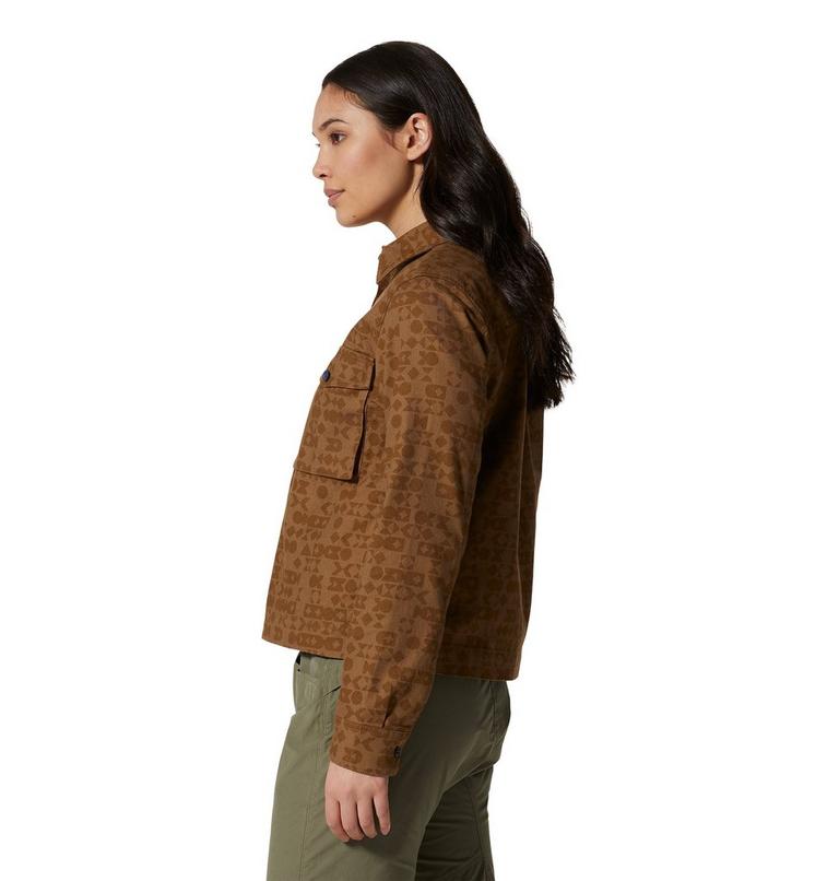 Manteau-chemise Moiry Femme, Color: Corozo Nut, image 3